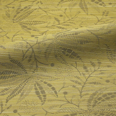 Remnant of CF Stinson Sumatran Palm Lime Green Upholstery Fabric