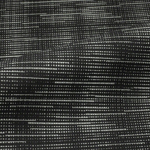 CF Stinson Touch Base Tuxedo Black Upholstery Fabric