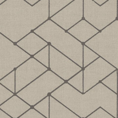 Fabric Remnant of Mayer Fabrics Vector Latte Upholstery Vinyl