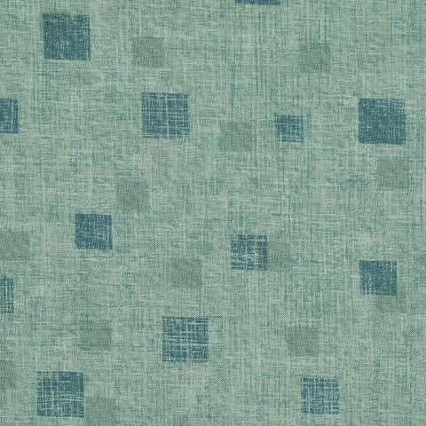 Mayer Blocks Lagoon Blue Upholstery Vinyl