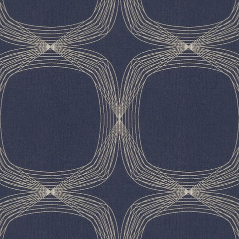 Arc-Com Kinetic Blueberry Blue Upholstery Fabric