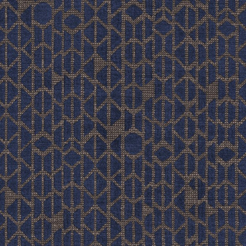 Remnant of Loomsource Maddox Cobalt Upholstery Fabric