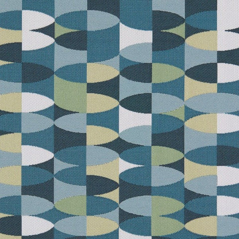 Maharam Span Celestite Geometric Blue Upholstery Fabric