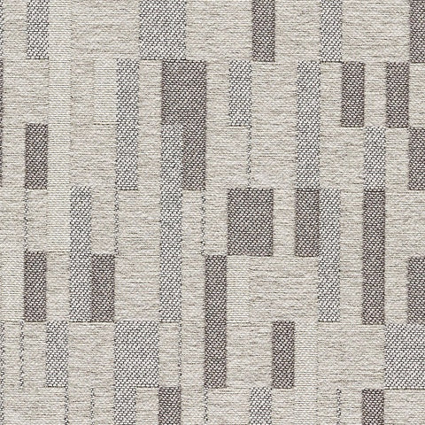 Luum Modulus Rebar Modern Gray Upholstery Fabric