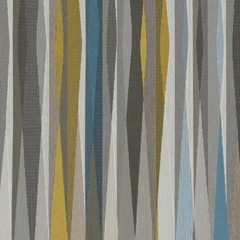 Remnant of Maharam Overlapping Stripe Ray Upholstery Fabric