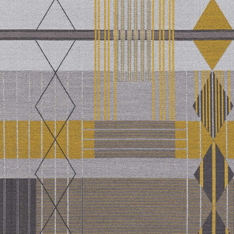 Remnant of Designtex Plexus Amber Geometric Upholstery Fabric