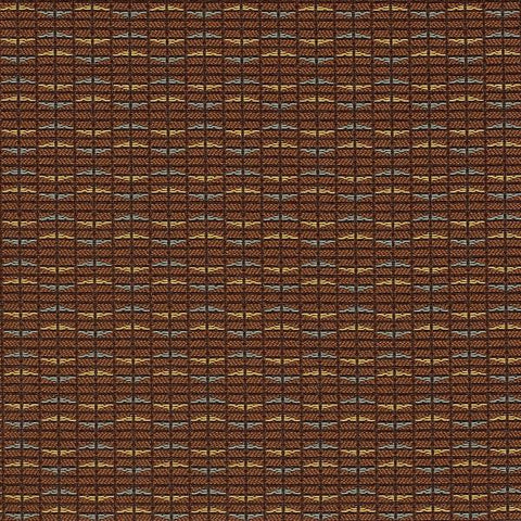 Momentum Slice Henna Brown Upholstery Fabric