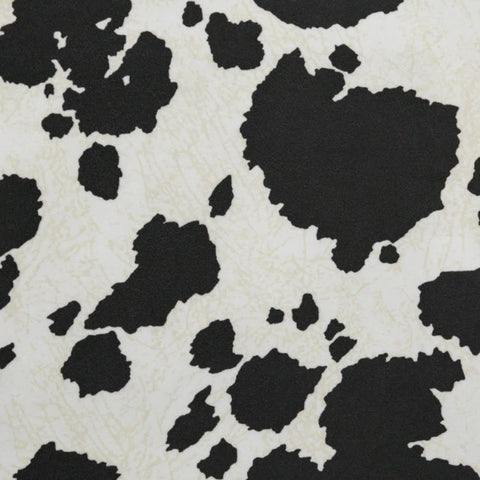 Top Fabric Safari Cow Black Upholstery Fabric