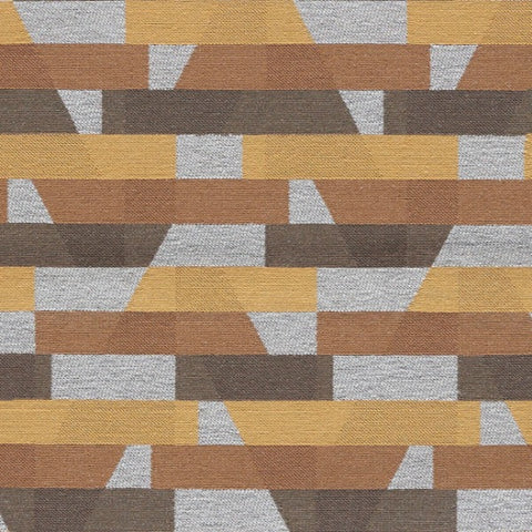 Remnant of Arc-Com Traverse Amber Upholstery Fabric