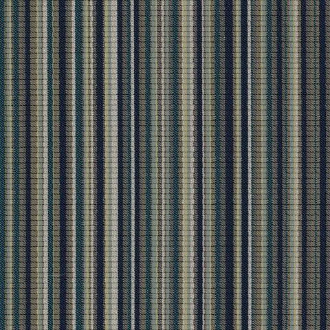 Maharam Lithe Coastal Blue Stripe Upholstery Fabric