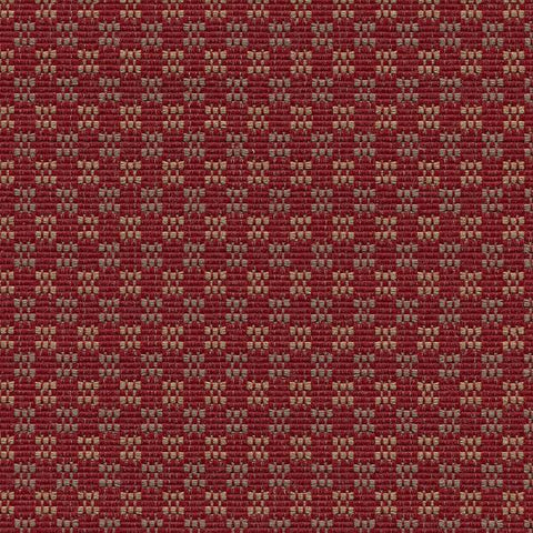 Guilford of Maine Upholstery Fabric Small Check Showtime Red Carpet Toto Fabrics