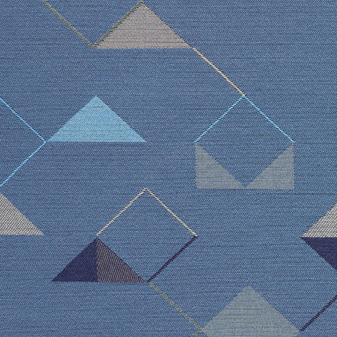 Remnant of Designtex Viewpoint True Blue Upholstery Fabric