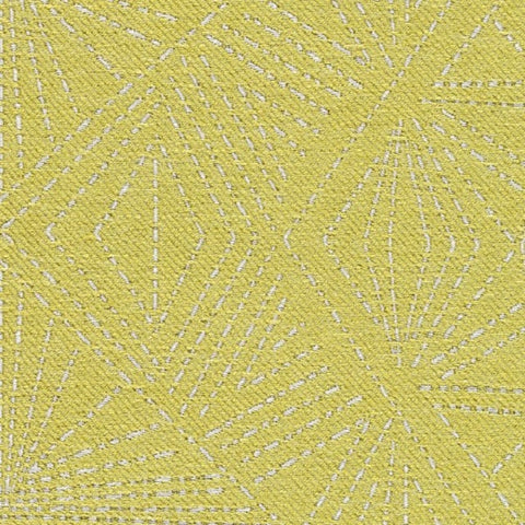 Designtex Starburst Yellow Green Upholstery Fabric