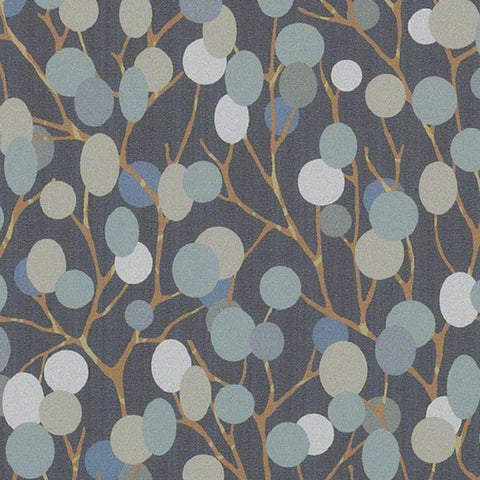 CF Stinson Upholstery Fabric Remnant Natural World Nightshade