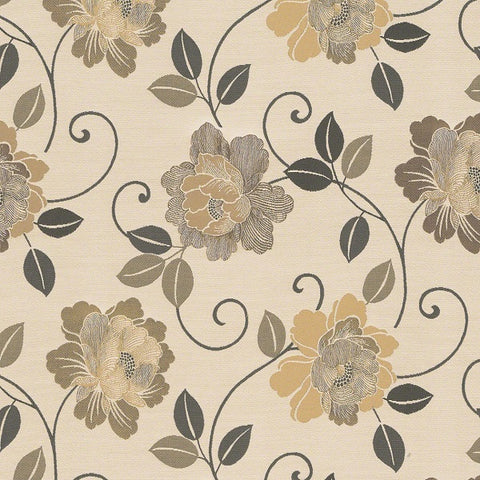 CF Stinson Bloom Pelican Sunbrella Upholstery Fabric