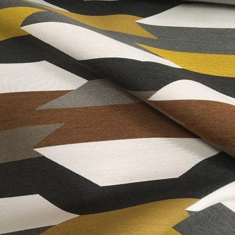 Remnant of Arc-Com Crescendo Citron Sunbrella Upholstery Fabric