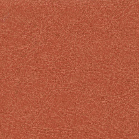 Brisa Fresco Tiger Lily Orange Faux Leather Upholstery Vinyl