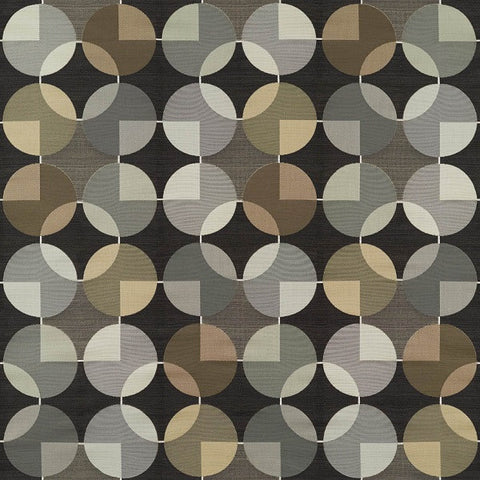 Arc-Com Fabrics Upholstery Fabric Modern Designed Grid Smoke