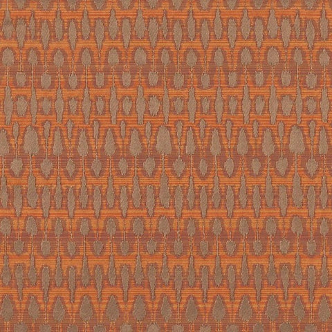 Remnant of Arc-Com Katano Tangerine Upholstery Fabric