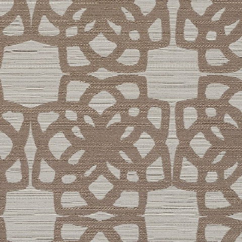 Remnant of Designtex Lattice Taupe Upholstery Fabric