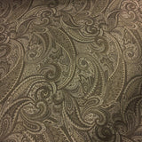 Swavelle Tailwind Sandstone Paisley Brown Upholstery Fabric