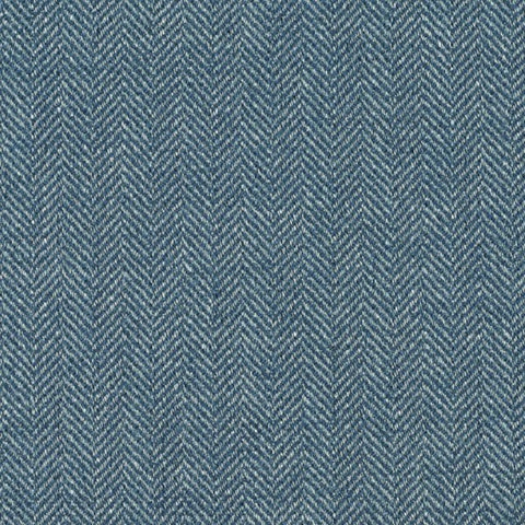 Designtex Tiny Herringbone blue green Upholstery Fabric