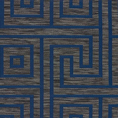 Designer Water & Stain Resistant Grey Greek Key good Geometric Matelasse Upholstery Fabric WHS612