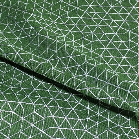 Designtex Net Topiary Geometric Green Upholstery Fabric