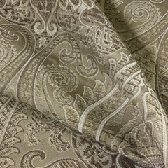 Champagne Beige Stripe Upholstery Drapery outlets Fabric