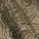 Swavelle Tailwind Sandstone Paisley Brown Upholstery Fabric