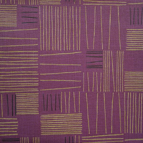 Arc-Com Tally Grape Purple Geometric Upholstery Vinyl